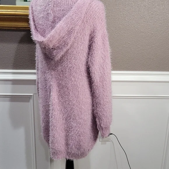 Pullover Knit Sweater Dress with Hood by AMP size Large NWT - Picture 5 of 8